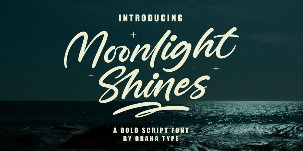 Moonlight Shines font