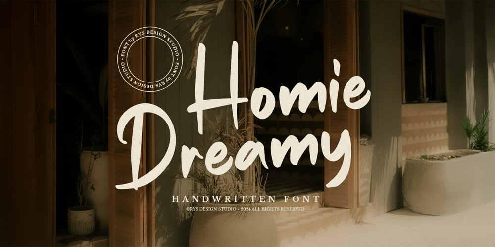 RYS Homie Dreamy font