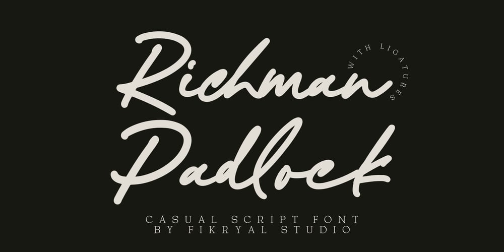 Richman Padlock font