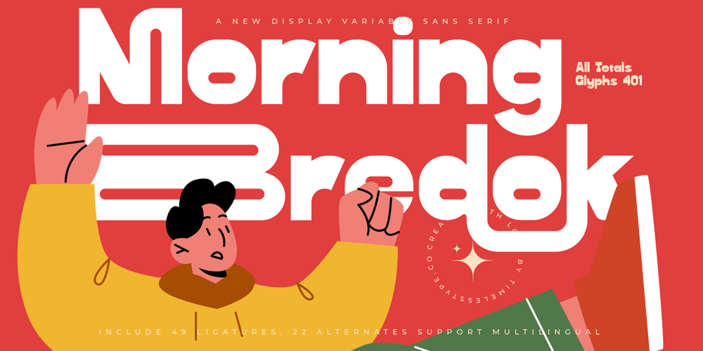 Morning Bredok font