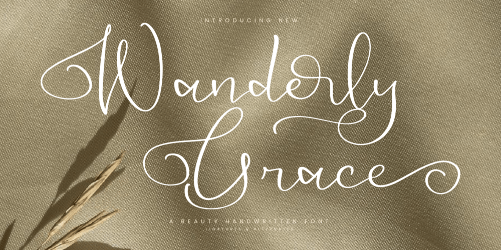 Wanderly Grace font