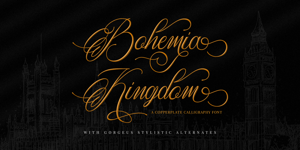 Bohemia Kingdom font