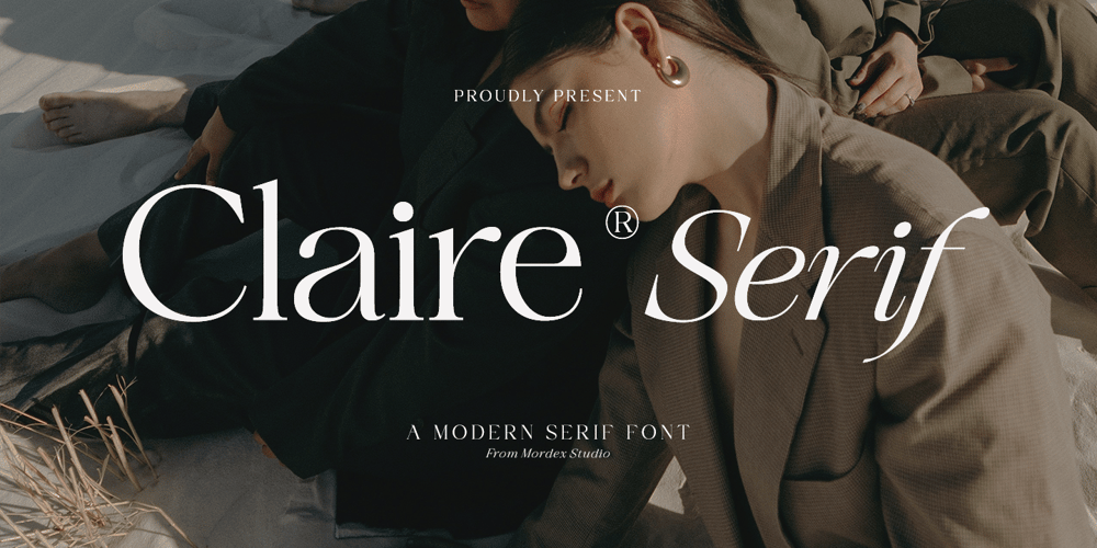 Claire Serif font