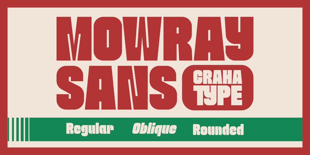 Mowray font