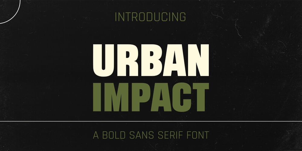 Urban Impact font