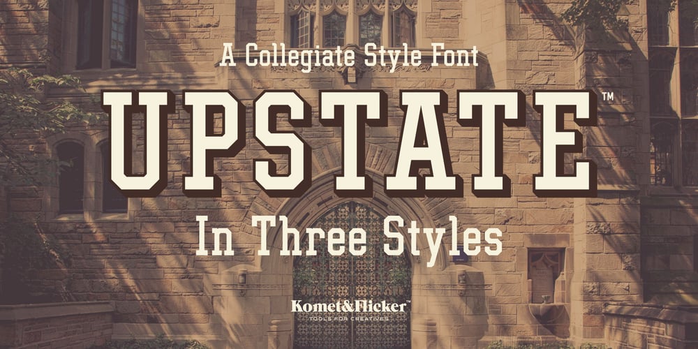 UPSTATE font