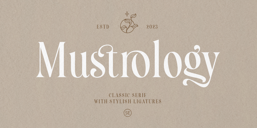 Mustrology font