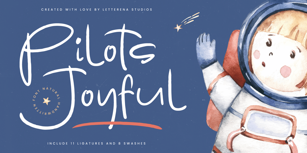 Pilots Joyful font