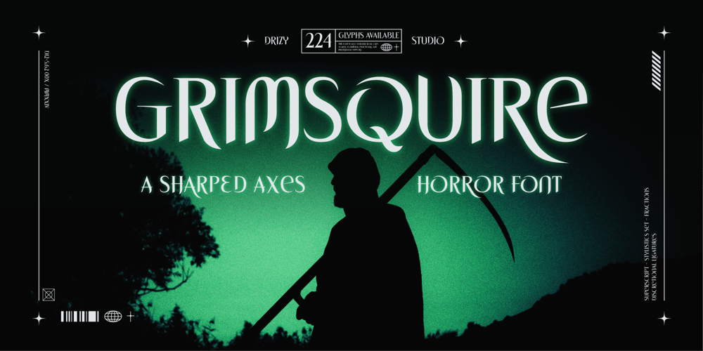 Grimsquire font