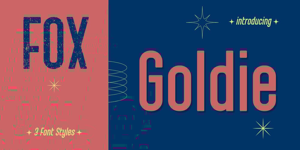 Fox Goldie font