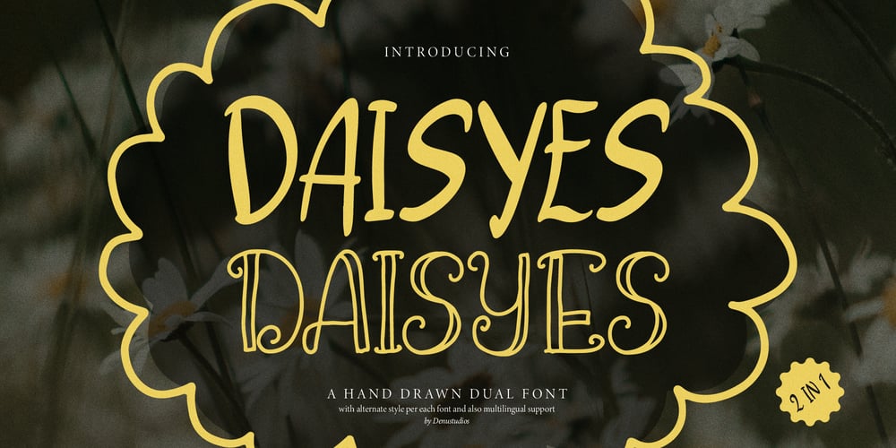 Daisyes Outline font