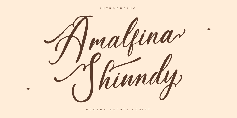 Amalfina Shinndy font
