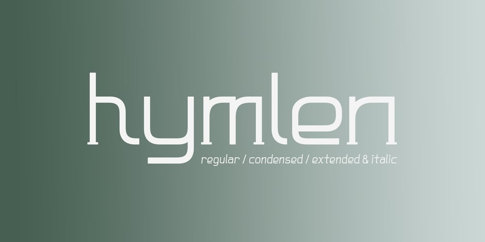 Hymlen font