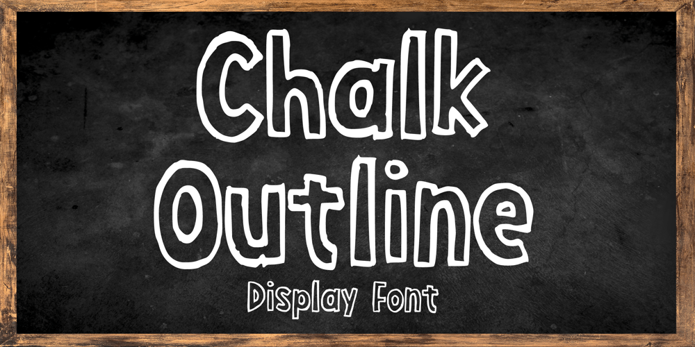 Chalk Outline font