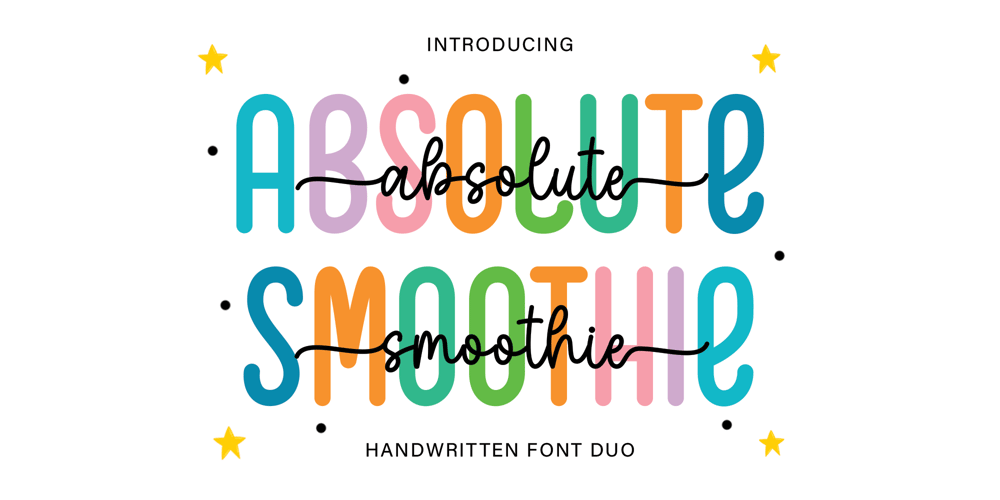 Absolute Smoothie font