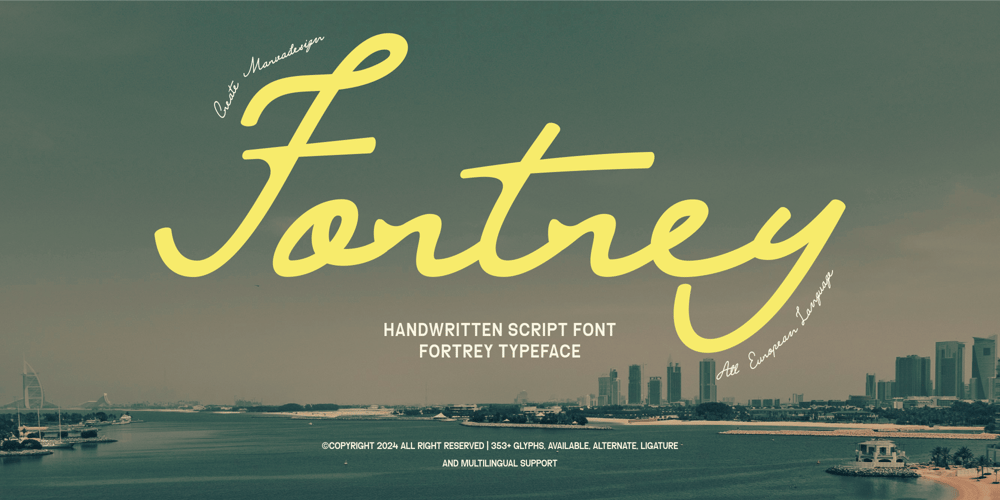 Fortrey font