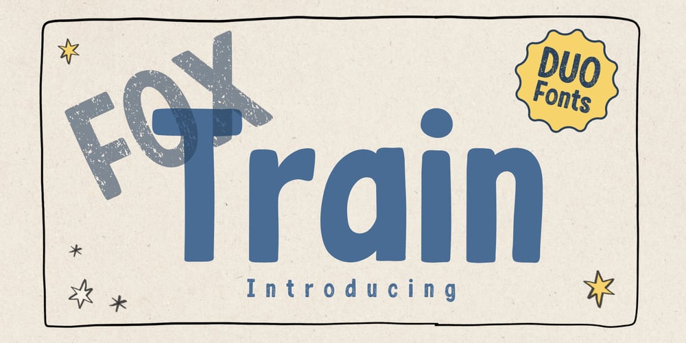 Fox Train font