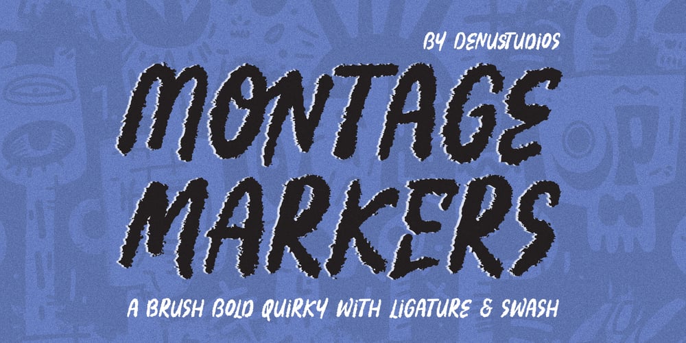 Montage Markers font