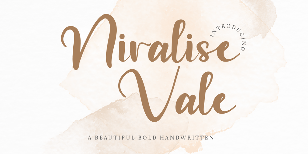 CF Niralise Vale font