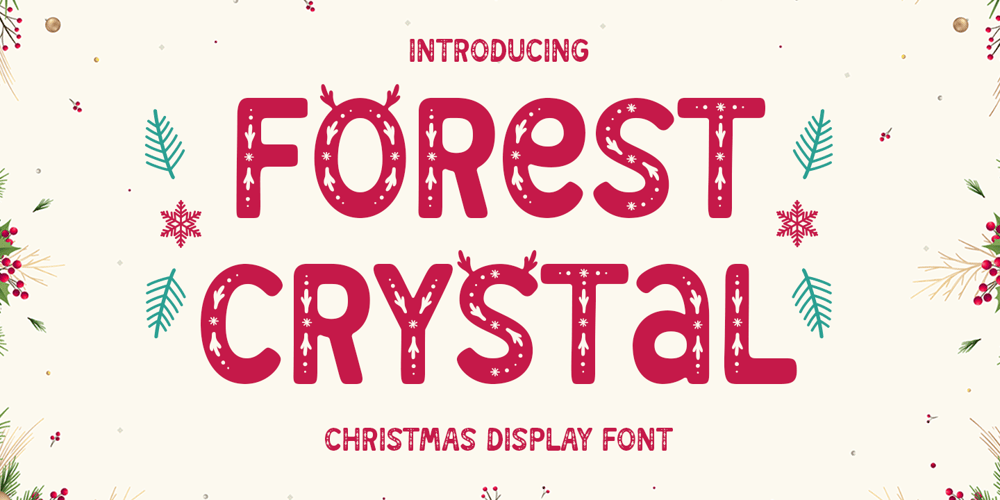 DT Forest Crystal font