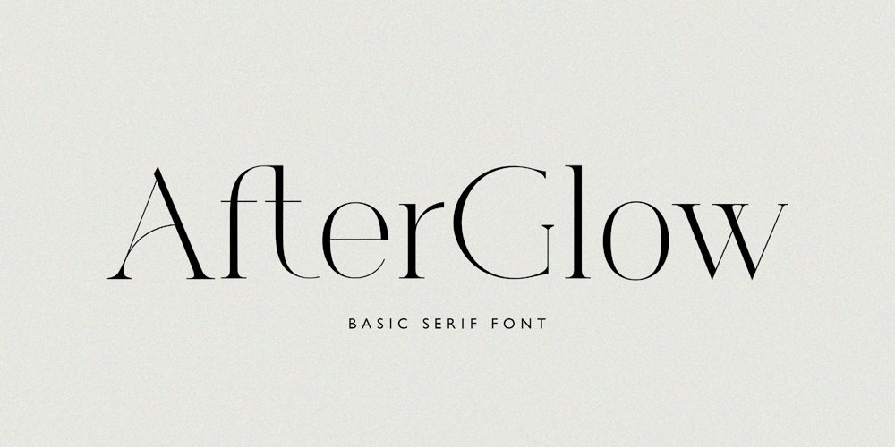 Afterglow Elegant font