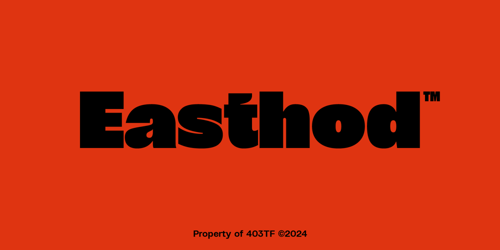 403 Easthod font
