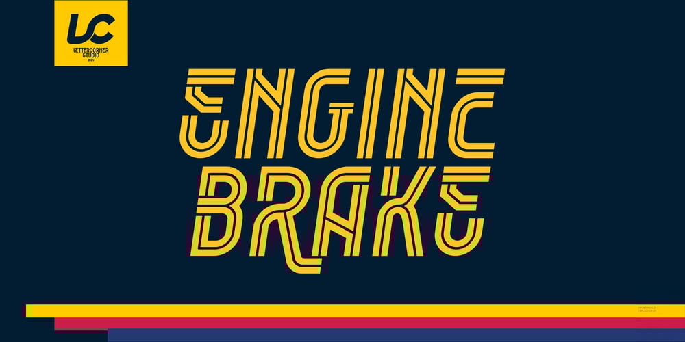 Engine Brake font