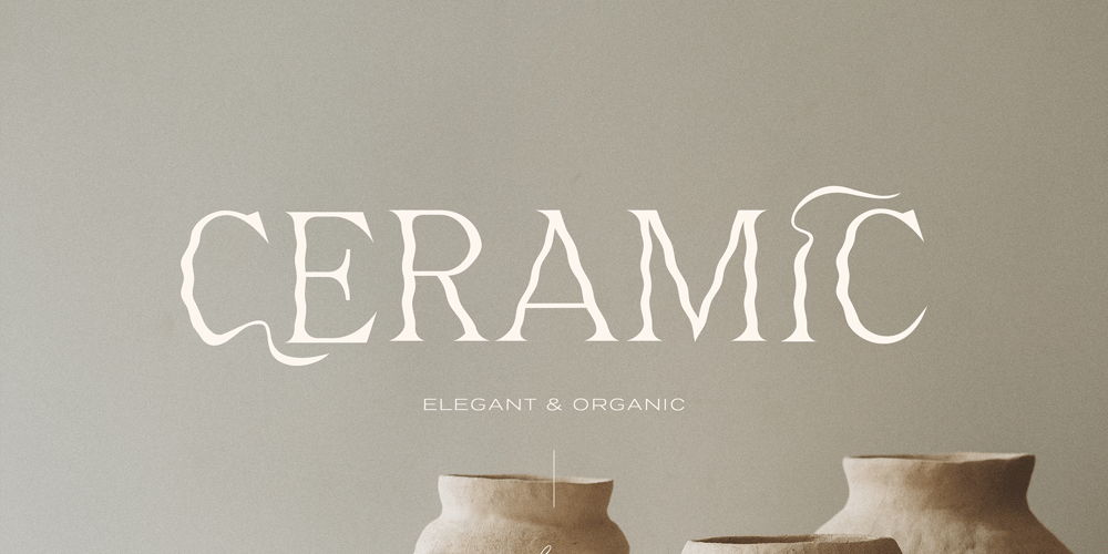 Ceramic font