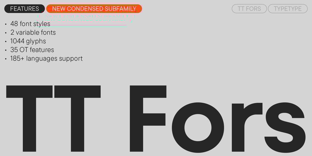 TT Fors font