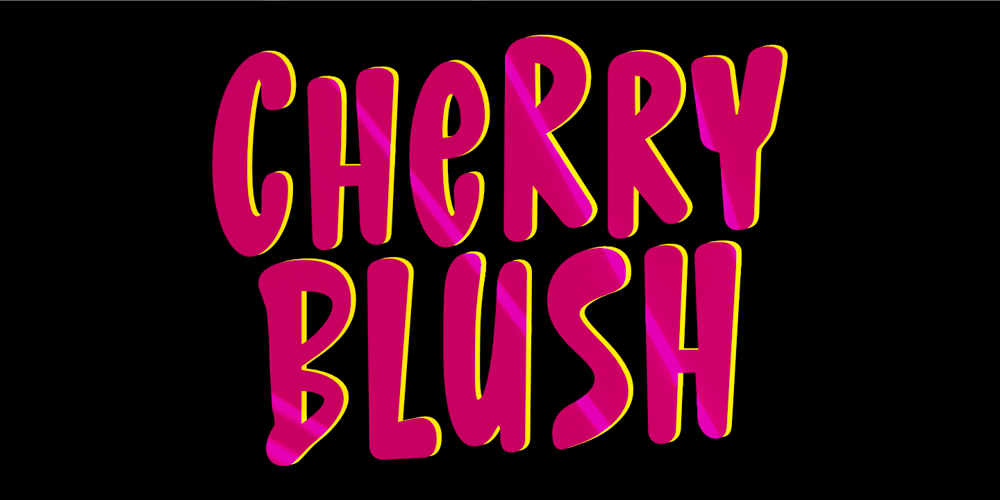 Cherry Blush font
