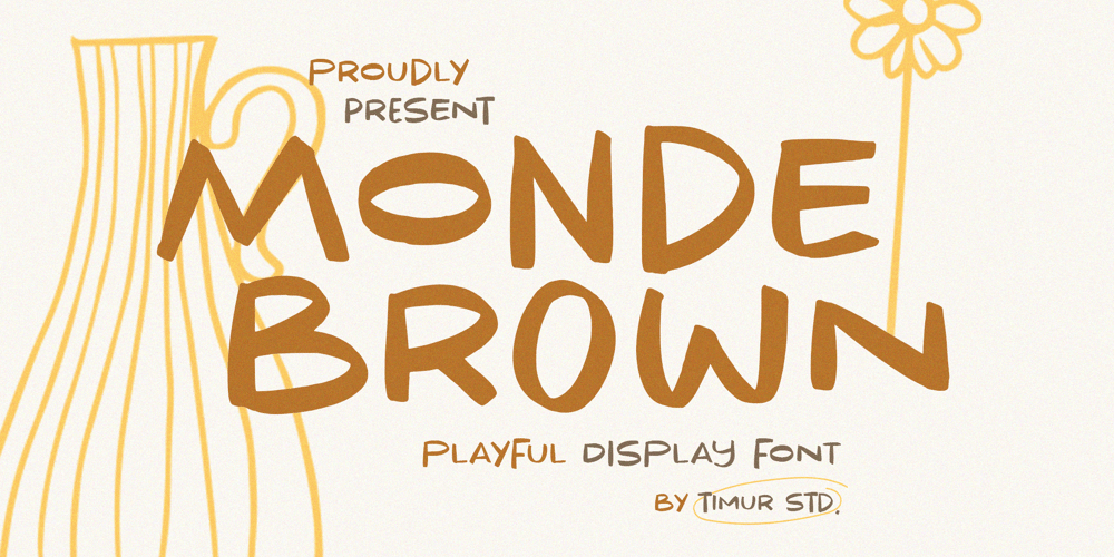 Monde Brown font