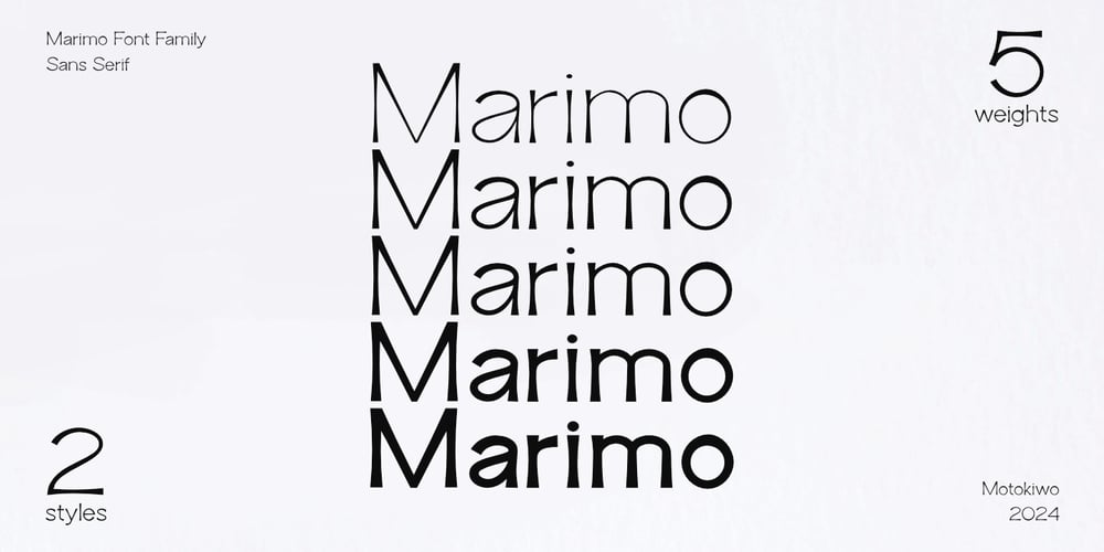 Marimo font