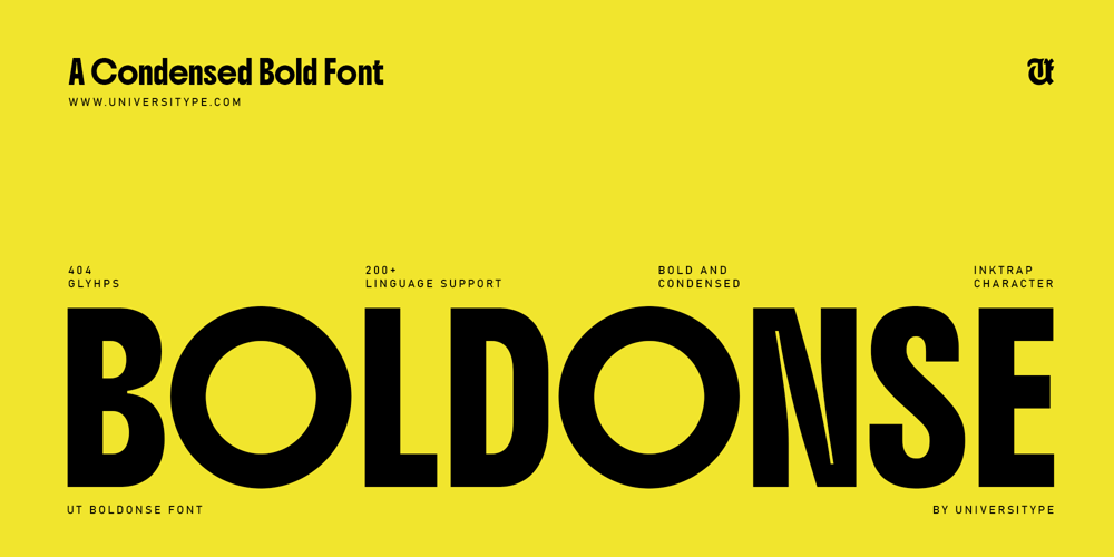 UT Boldonse font