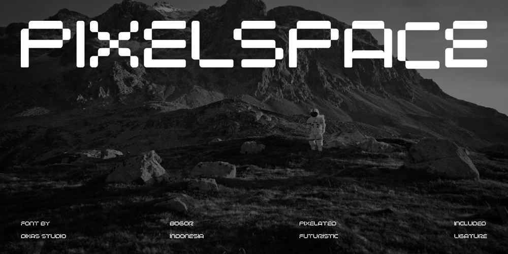 Pixel Space font