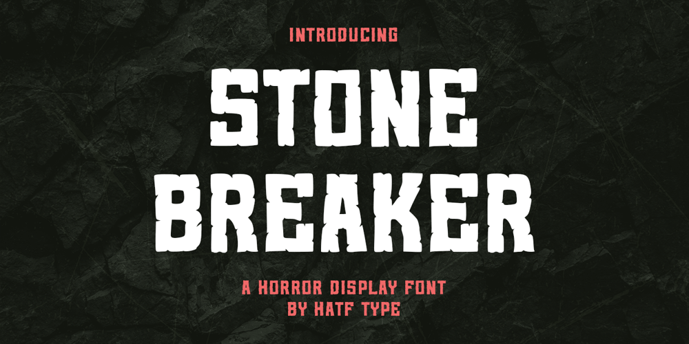 Stone Breaker font