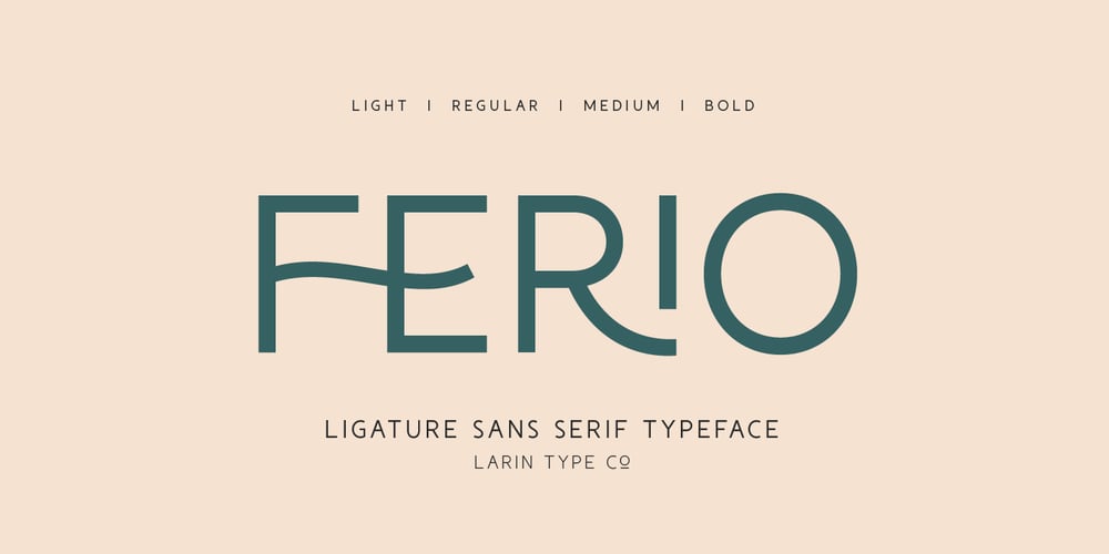 Ferio font