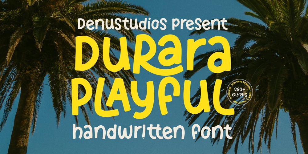 Durara Playful font