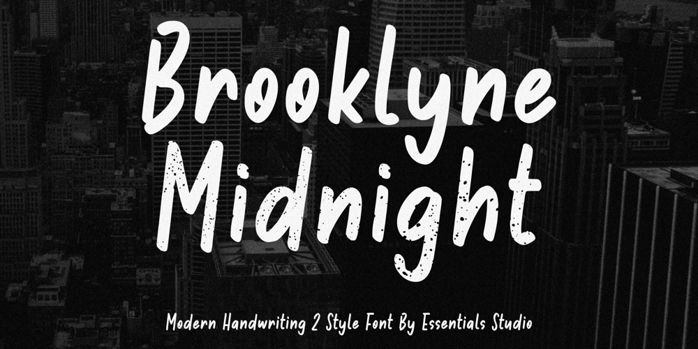 Brooklyne Midnight font