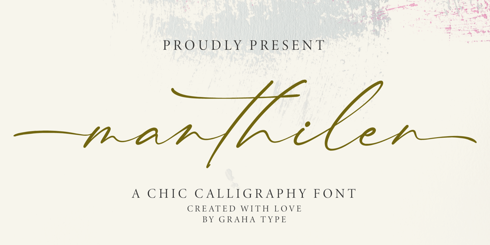 Manthilen font