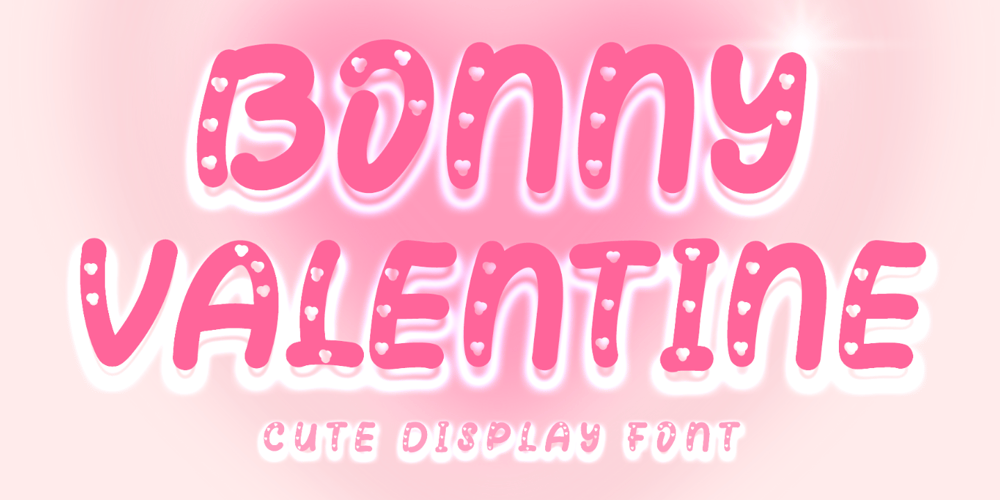 Bonny Valentine font