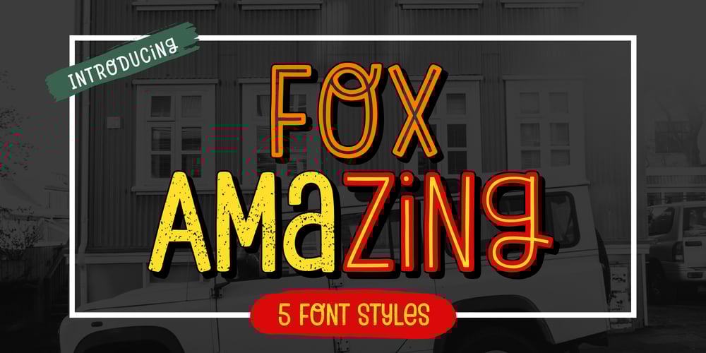 Fox Amazing font
