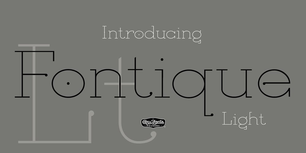 Fontique font