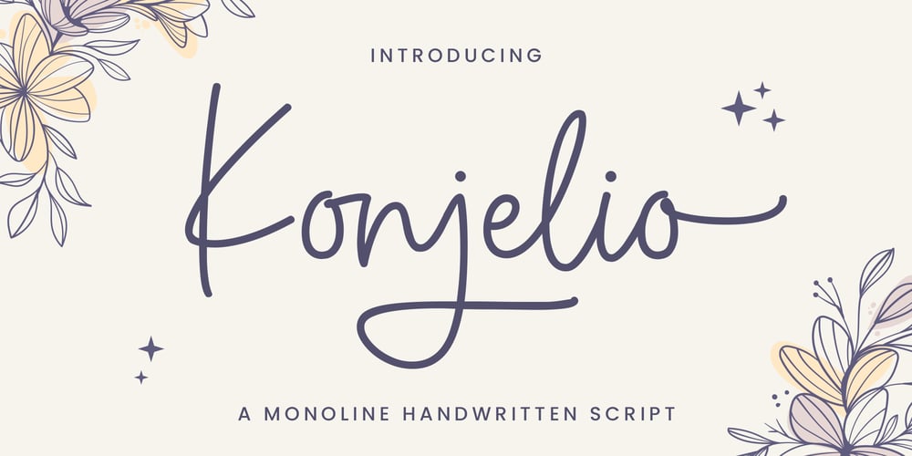 Konjelio font