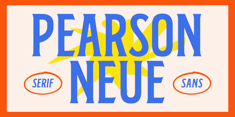 Pearson Neue font