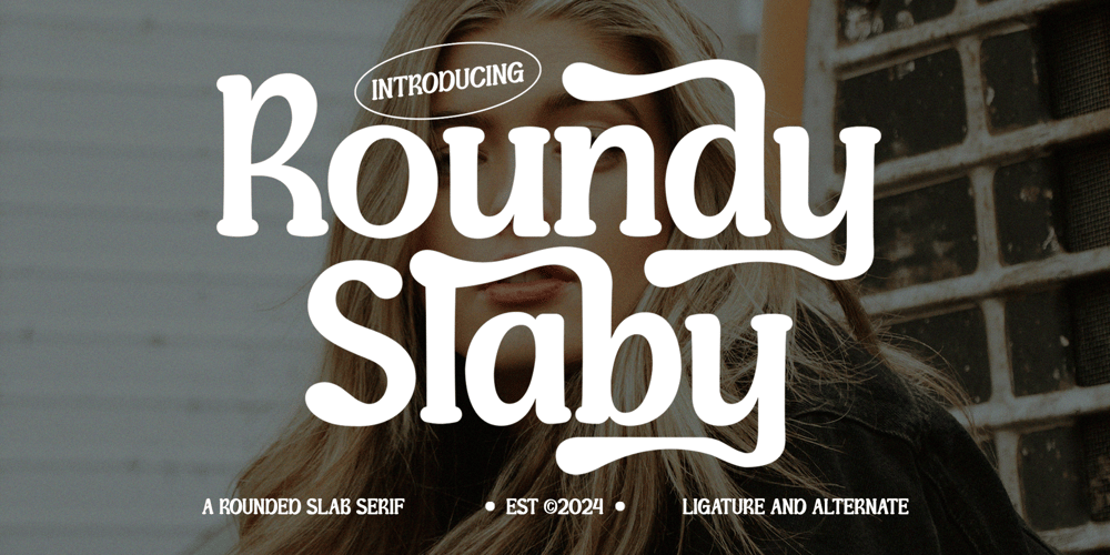 Roundy Slaby font
