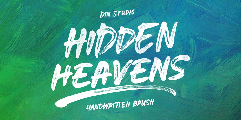 Hidden Heavens font