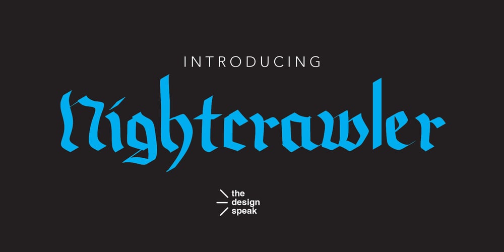 Nightcrawler font