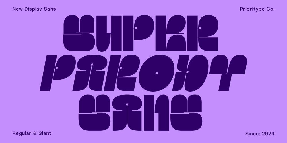 Super Parody font