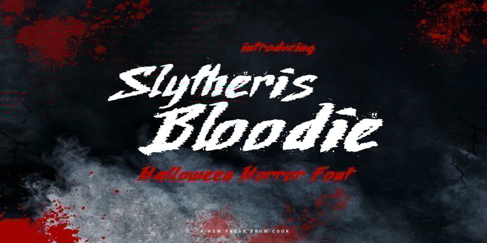 Slytheris Bloodie font