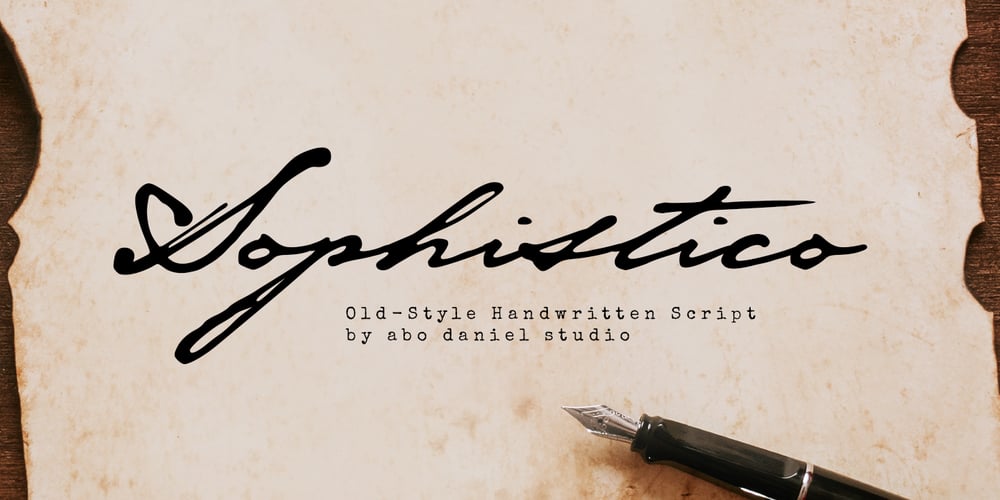 Sophistico font